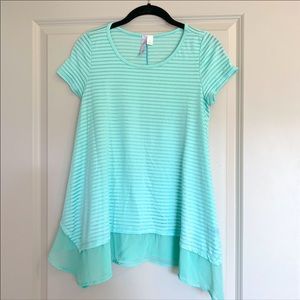 Aqua blouse